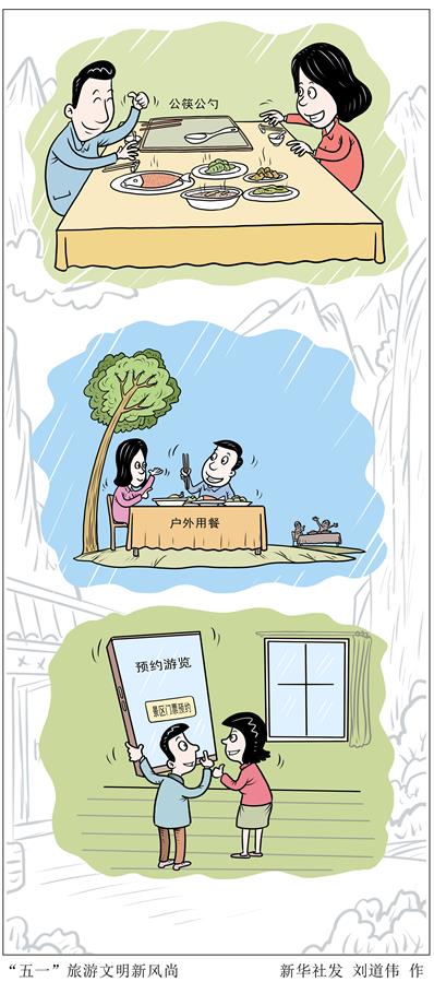 （圖表·漫畫(huà)）［“五一”勞動(dòng)節(jié)］“五一”旅游文明新風(fēng)尚